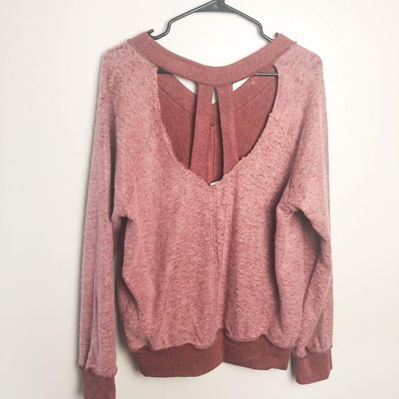 American Able Plush Cut Out Sweater - Picture 2 of 7